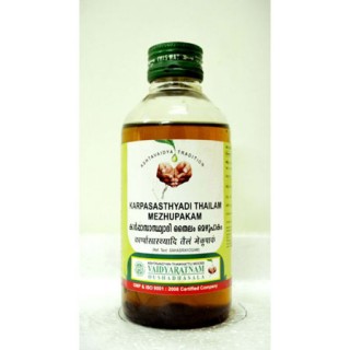 Vaidyaratnam Ayurvedic, Karpasasthyadi Thailam, 100 ml